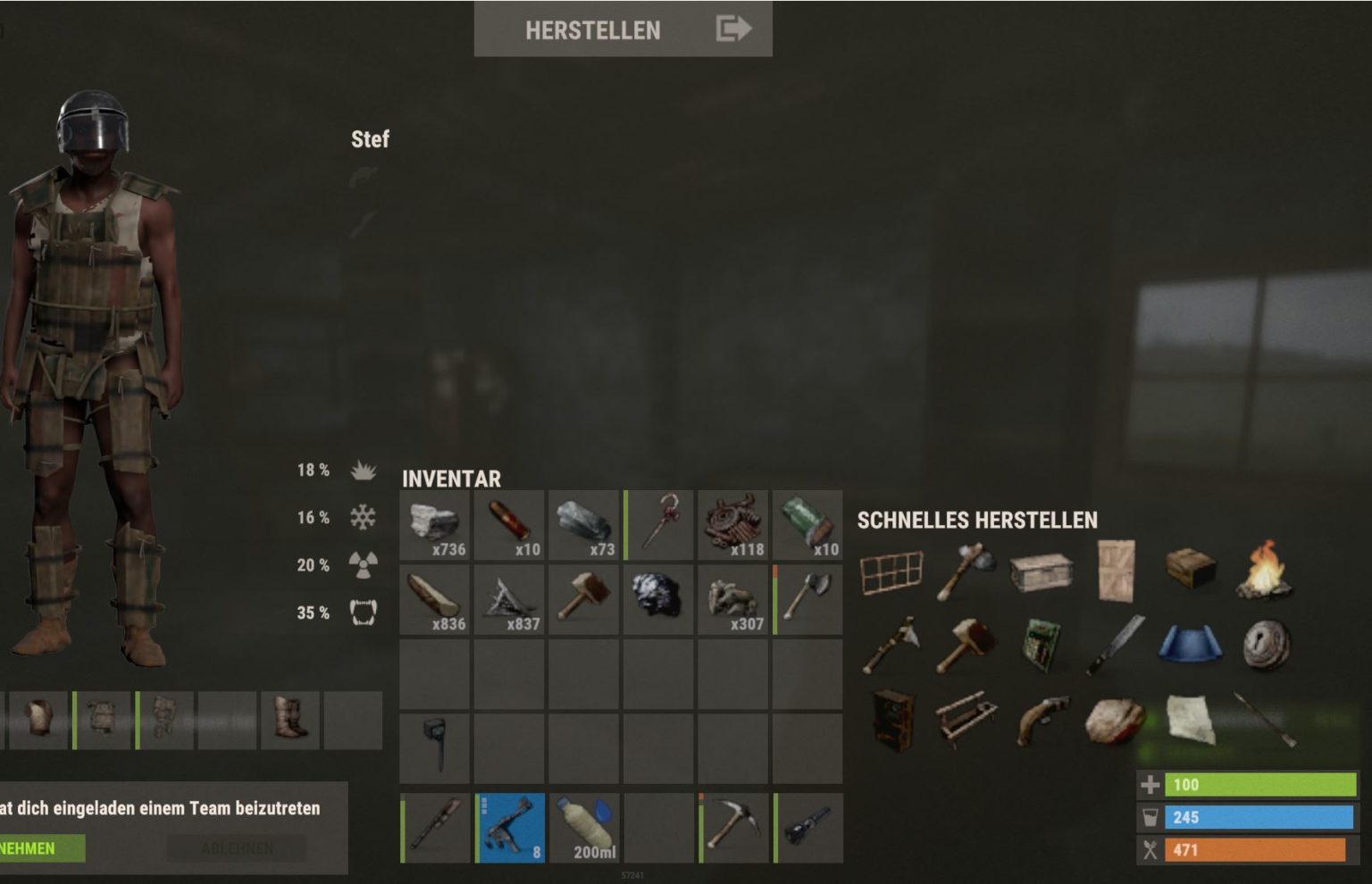 Rust Guide- Einstellungen und Serverauswahl