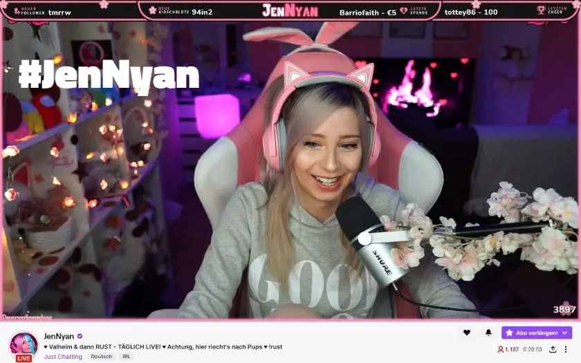 JenNyan TikTok Twitch Streamerin