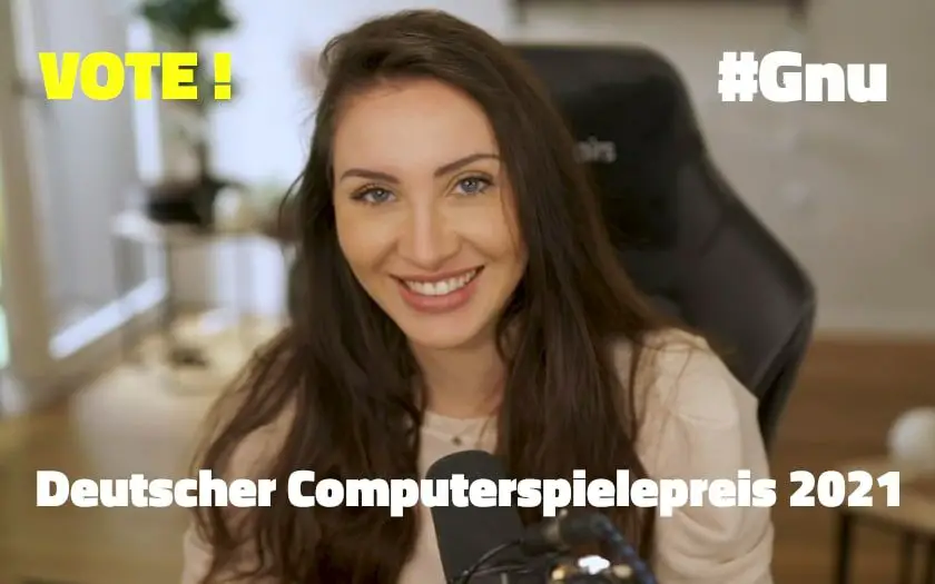 gnu youtube gamerin deutscher computerspielepreis