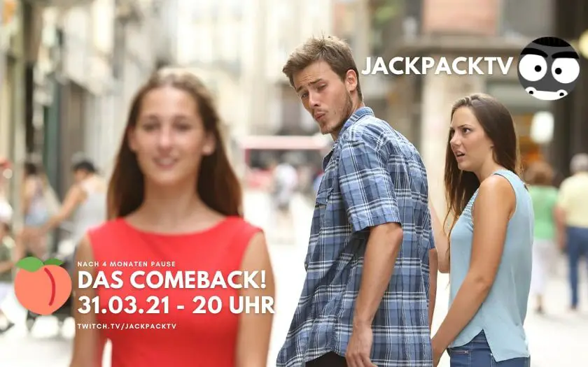 jackpacktv comeback twitch