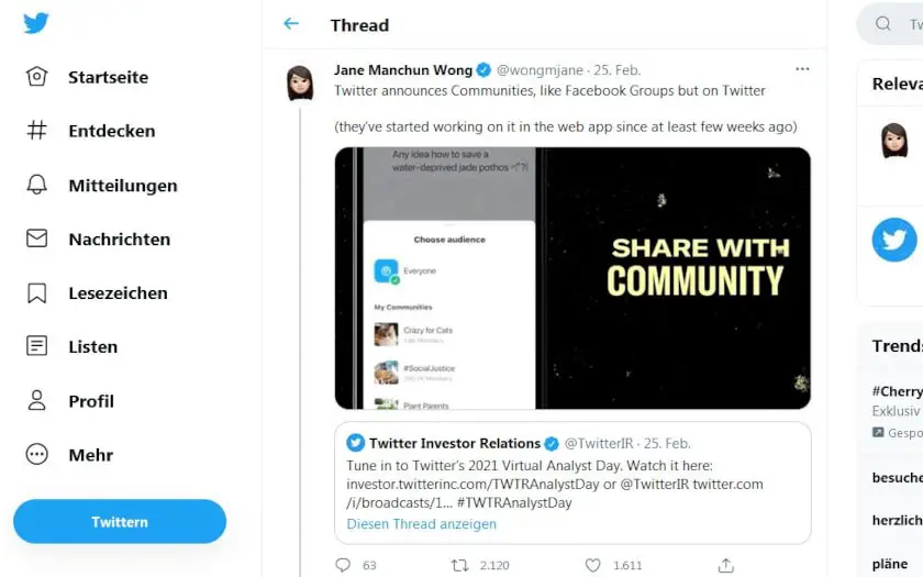 Twitter Communities Update