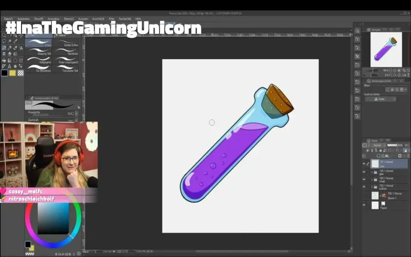 inathegamingunicorn twitch grafiken dienstleistungen