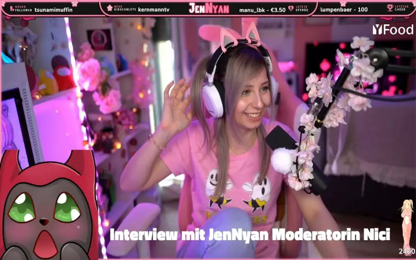 jennyan interview mit moderatorin nici