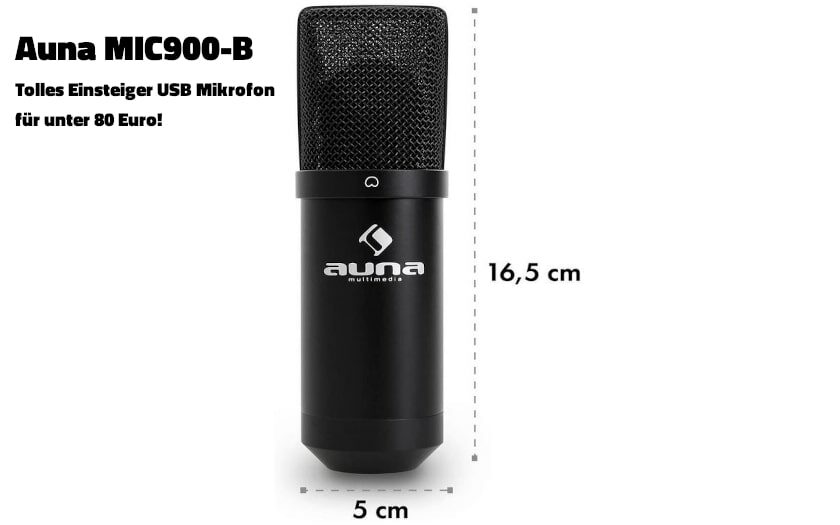auna mic900b usb mikrofon