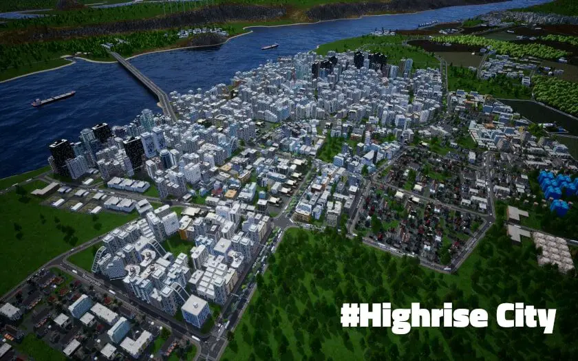 highrise city städtebau simulation