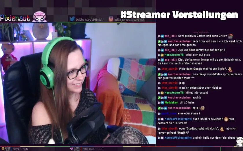 twitch streamer vorstellung