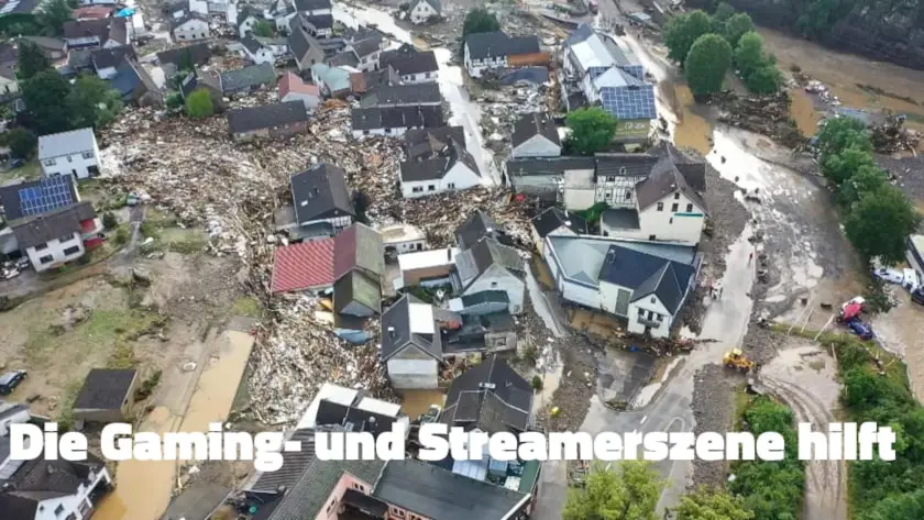 hochwasser gamer und streamer spenden