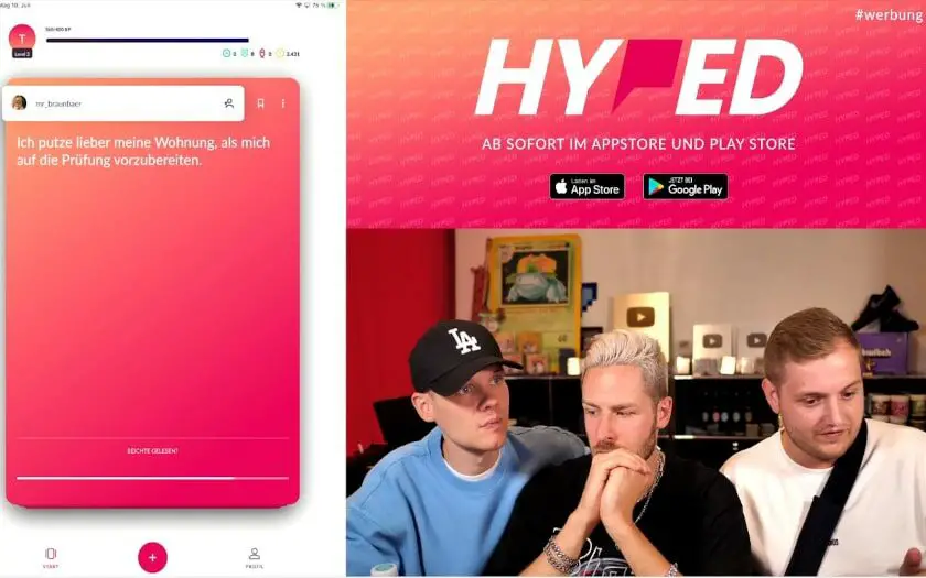 hyped app