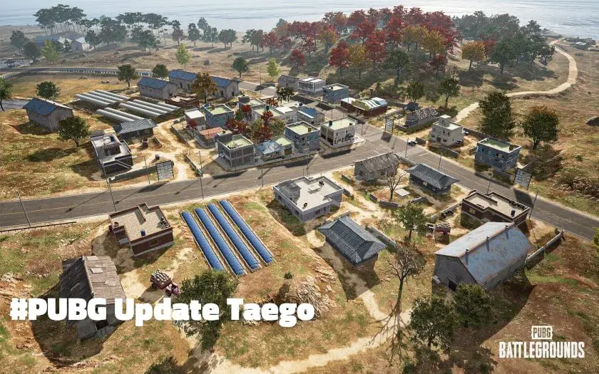 pubg update taego map