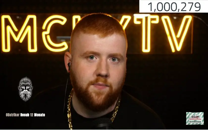mckytv 1 million follower auf twitch