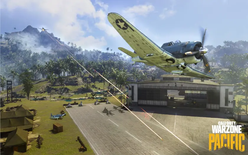 Call of Duty Caldera Pacific Map