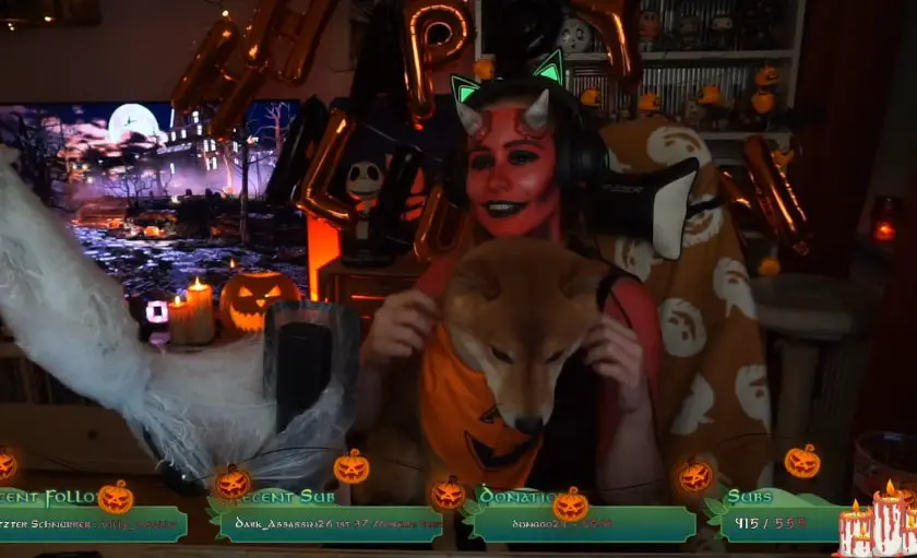 Twitch Halloween Meowlina