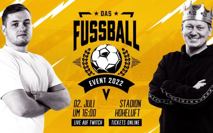 Trymacs Knossi Fussball Event im Juli 2022 mit vielen Streamern