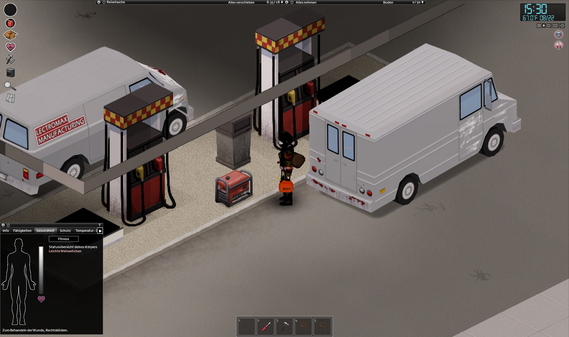 Project Zomboid Generator Guide Fundorte und Bedienung