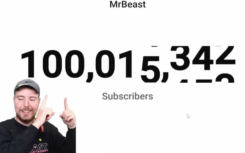 MrBeast 100Mio Abonnenten