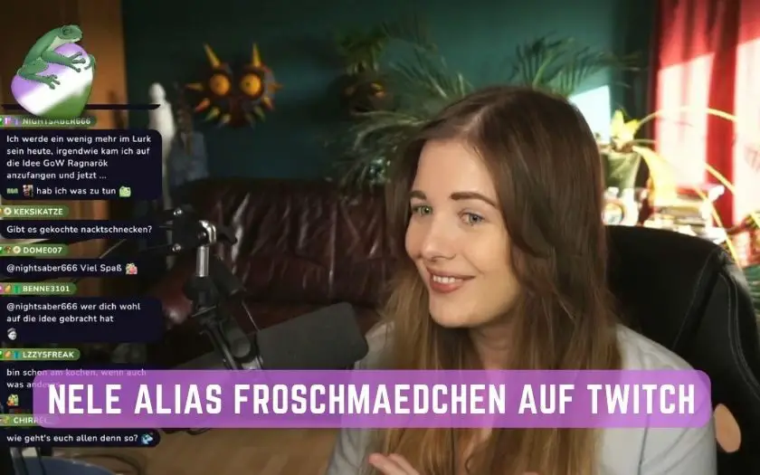 Nele alias Froschmaedchen auf Twitch