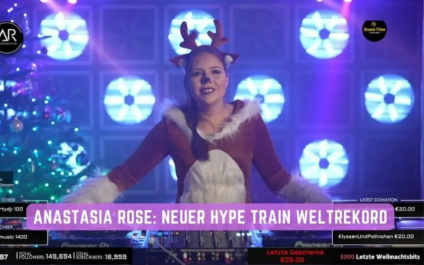 Anastasia Rose Neuer Twitch Hype Train Weltrekord