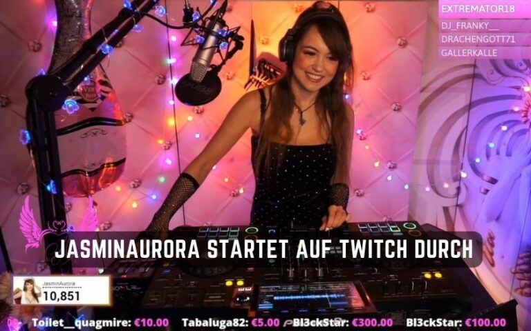 JasminAurora: Ex-Partnerin von Knossi startet auf Twitch durch