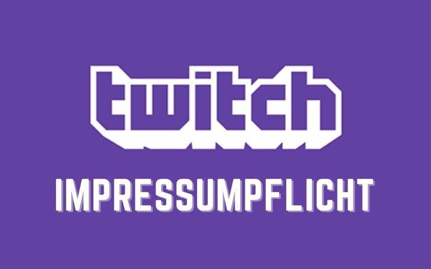 Twitch Impressum