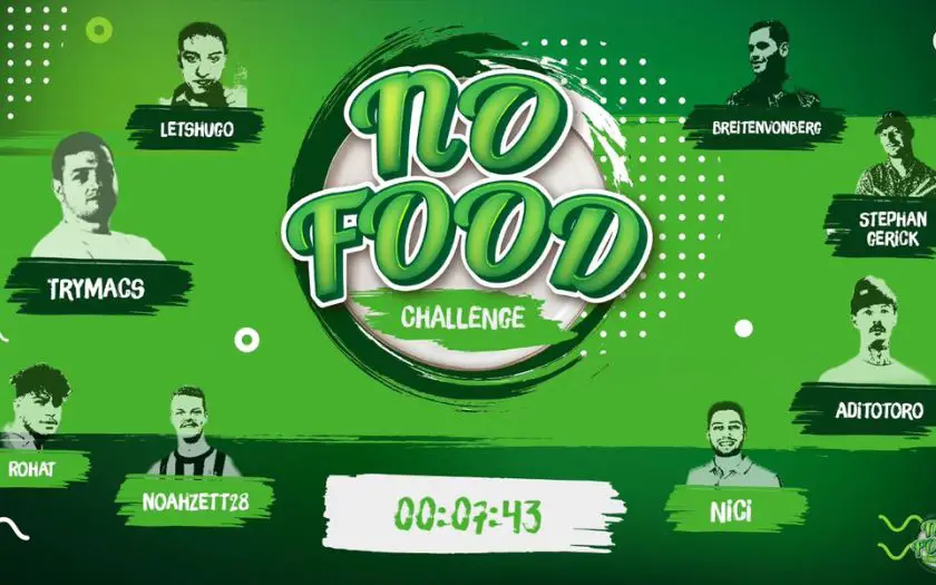 Trymacs No Food Challenge Twitch Events