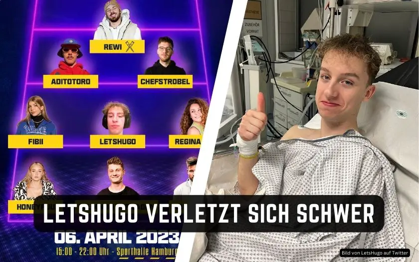 LetsHugo Schwere Verletzung beim Völkerball Event