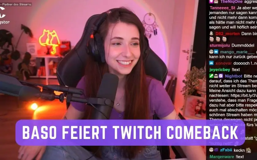 Das Baso Comeback auf Twitch