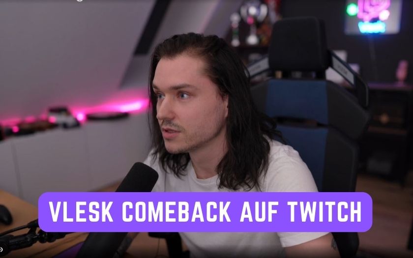 Vlesk Comeback auf Twitch