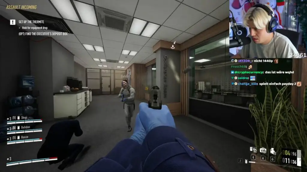 Payday 3 Papaplatte und Reeze im Beta Test