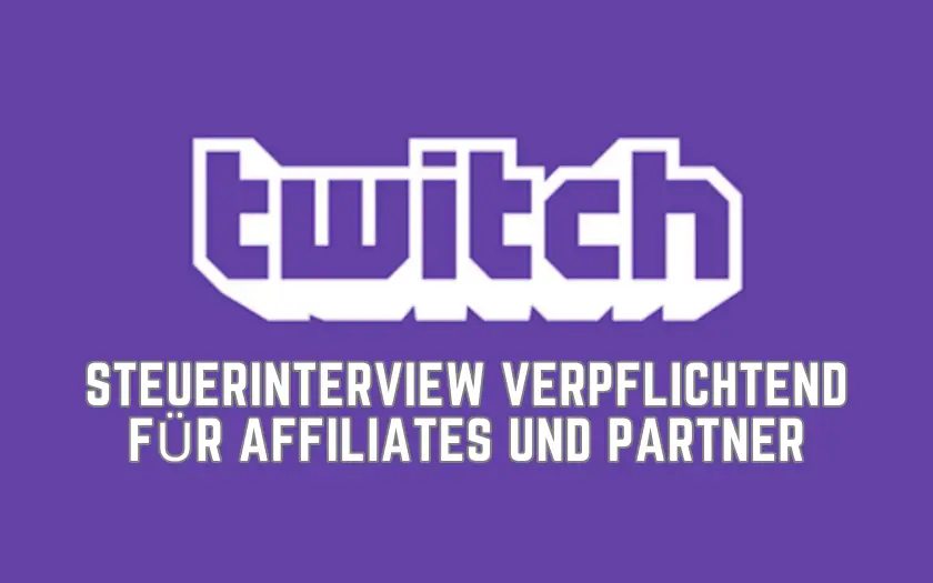 Twitch Steuerinterview