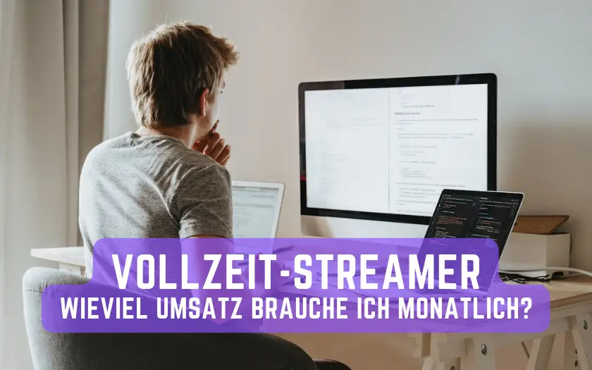 Vollzeit-Streamer Wieviel Umsatz benötigt man monatlich?