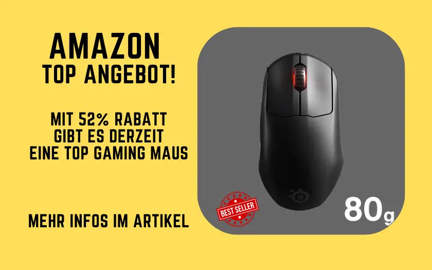 Amazon Angebot SteelSeries Prime Wireless Maus