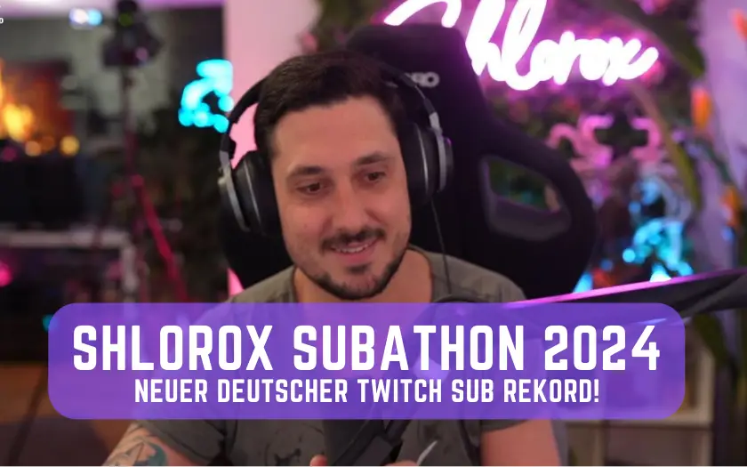 Shlorox Subathon 2024 neuer deutscher Rekord